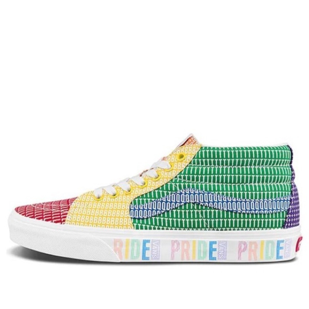 61 Brand New With Tags Vans Sk8 Mid Pride Sneakers